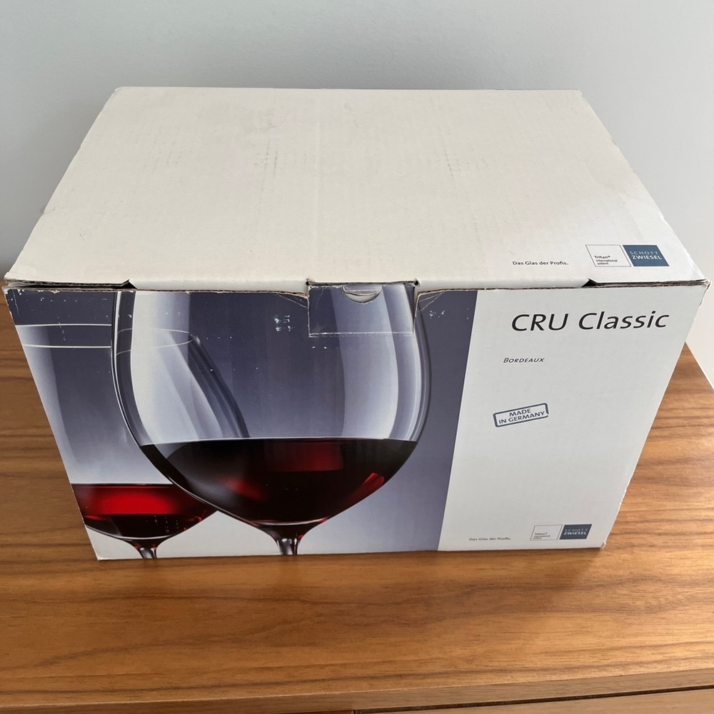 SCHOTT ZWIESEL Set of 6 Bordeaux Wine Glasses Cru Classic Tritan Dinner Party - Picture 9 of 14